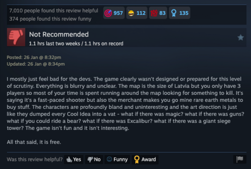 Highguard - Most helpful review as of January 31st, 2026