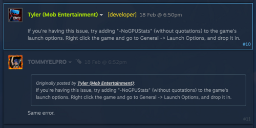 Poppy Playtime - the only dev reply found in the forums