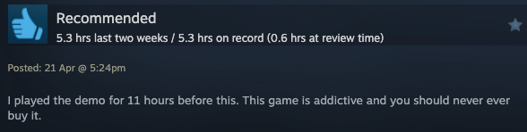 Vampire Survivors top rated review